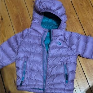 L.L. Bean Kids Purple Puffer Jacket